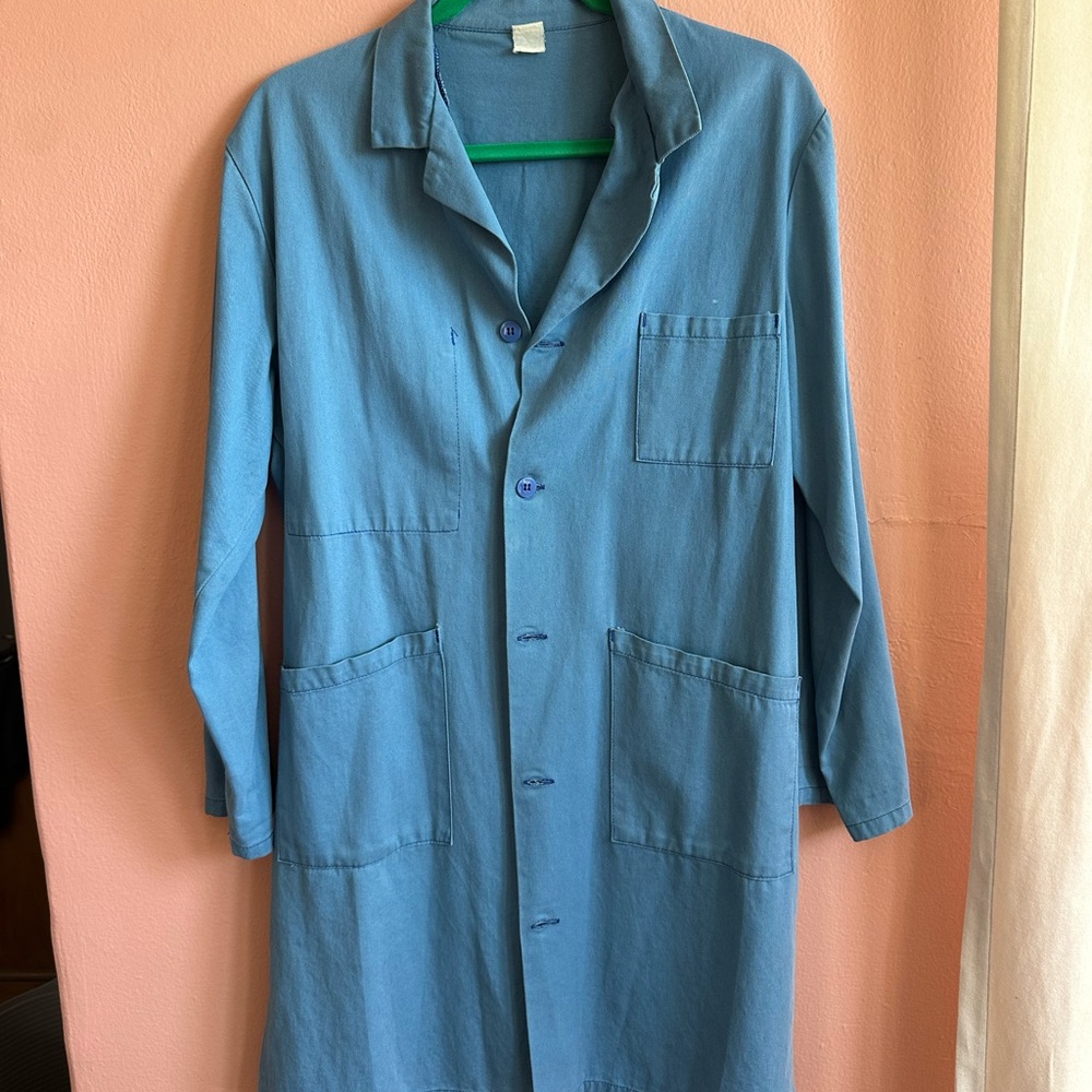Vintage Blue workman Coat